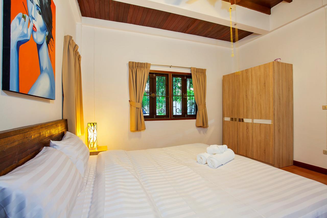 Traditional Thai Villa Nikkie In Tropical Nature, 4Br & Pool, Near Rawai Beach Nai Harn Luaran gambar