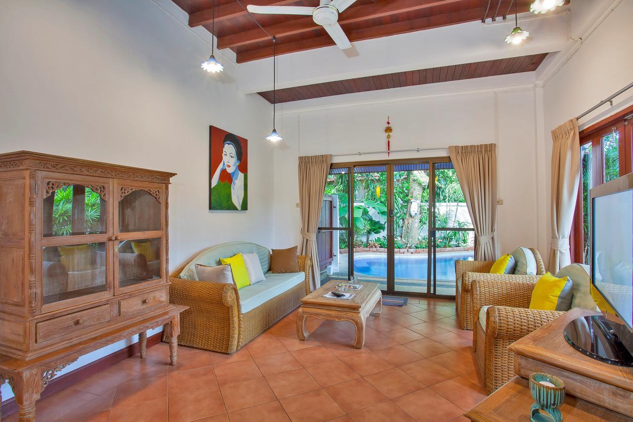 Traditional Thai Villa Nikkie In Tropical Nature, 4Br & Pool, Near Rawai Beach Nai Harn Luaran gambar